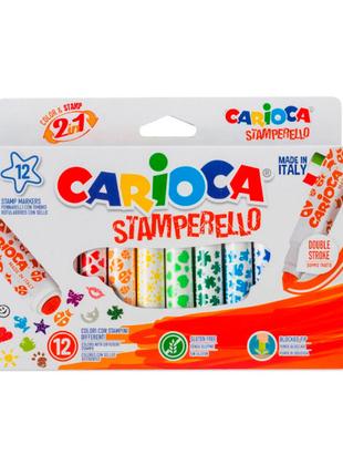 Фломастери Carioca Stamperello (42240)