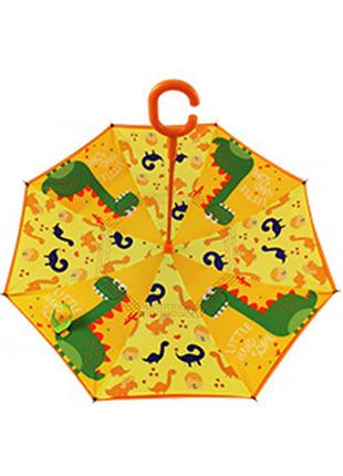 Дитяча парасолька навпаки зворотної складання Up-Brella Dinosa...