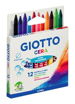Воскові олівці Fila Giotto Cera 12 кольорів (281200)