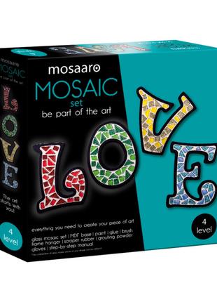 ​Набір скляної мозаїки Mosaaro Кришталеве скло Кохання (MA4003)