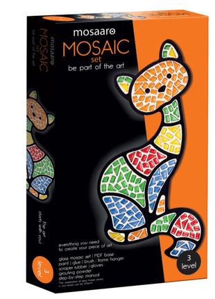 ​Набір скляної мозаїки Mosaaro Кришталеве скло Кіт (MA3002)