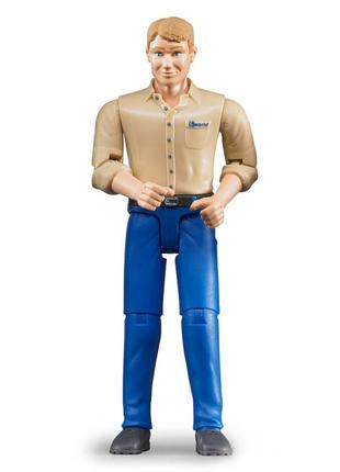 Ігрова фігурка Bruder Чоловік в блакитних джинсах (60006)