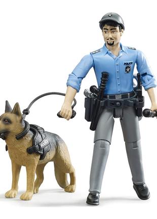 Ігровий набір Bruder Поліцейський з собакою (62150)