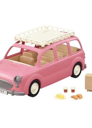 Ігровий набір Sylvanian Families Рожевий автомобіль для пікнік...