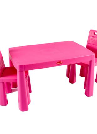 Ігровий стіл та стільці Doloni рожевий (04680/3)