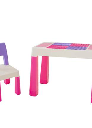 ​Ігровий стіл і стільчик Poppet Колор Пінк ​5 в 1 (2035004)