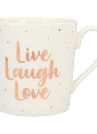 Чашка Top Model Live laugh love 300 мл фарфорова (045909/15)