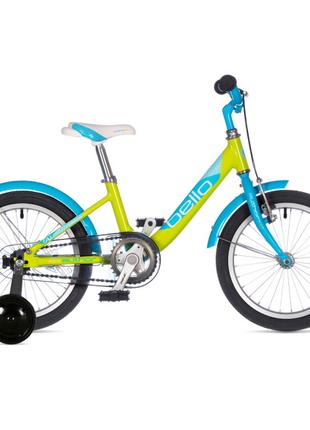 Велосипед Author Bello II 16 салатово-голубой (2023008)