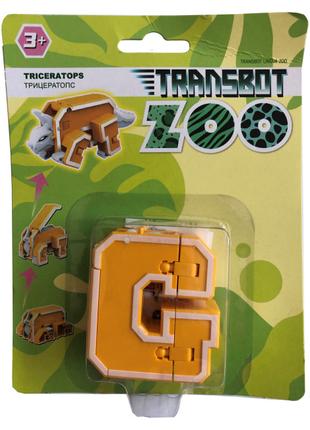 Іграшка-трансформер Transbot Lingva zoo Трицератопс (T15507/1/...