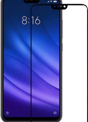 Защитное стекло Xiaomi Mi 8, Mi8, Mi8 Pro с черной рамкой