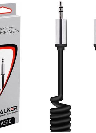 Аудио кабель WALKER A510 Premium Stereo AUX Audio Cable 1м 3,5...