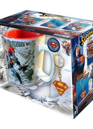 Подарунковий набір ABYstyle DC Comics Супермен чашка 460 мл бр...