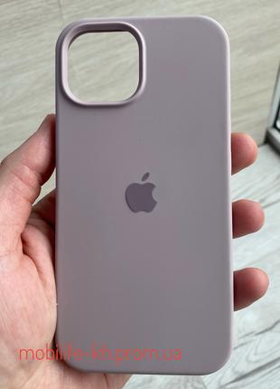 Чехол Silicone case iPhone 15 Пудра ( Силиконовый чехол iPhone...