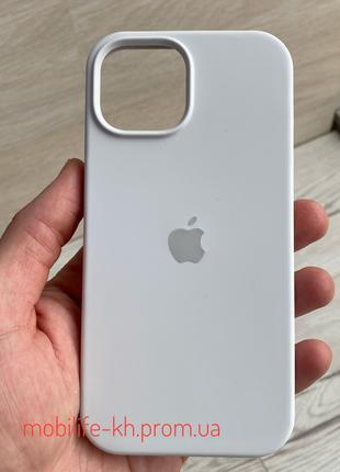 Чехол Silicone case iPhone 15 White ( Силиконовый чехол iPhone...