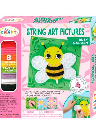 Набір для творчості Let's Craft String Art Квітучий сад (SAP001 )