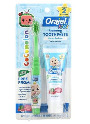 Детская зубная паста Orajel Kids Cocomelon Training Toothpaste...