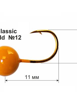 Мормышка летняя DS Classic №12 0,7г Gold кукуруза