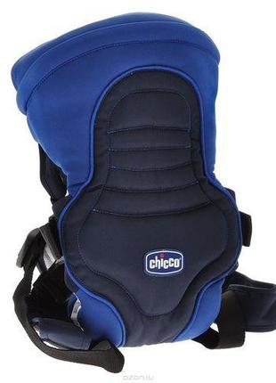 Ерго рюкзак-кенгуру нагрудна сумка Chicco Soft &Dream; Синій (...
