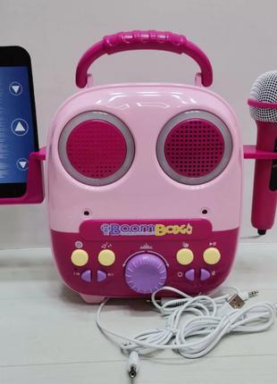 Караоке з Мікрофоном і Bluetooth для дітей Музичний центр