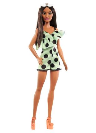 Лялька Barbie Fashionistas Модниця у комбінезоні в горошок (HJ...