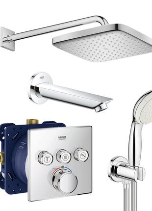 Душевая система скрытого монтажа с термостатом Grohe Grohtherm...