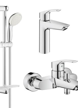 Комплект смесителей для ванной комнаты Grohe Eurosmart New (UA...