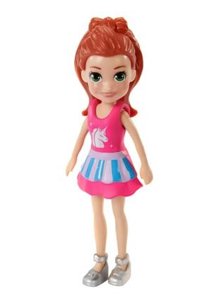 Лялька Polly Pocket Ліла в рожевій сукні (FWY19/GKL32)