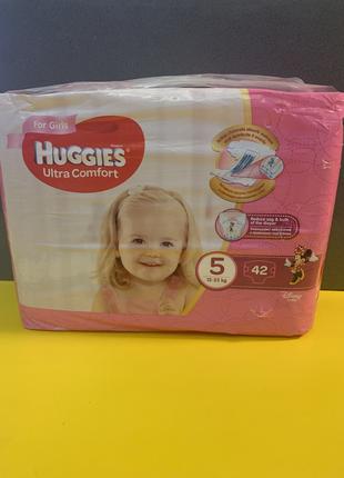 Подгузники Huggies ultra comfort 5 для девочек, подгузники хаг...