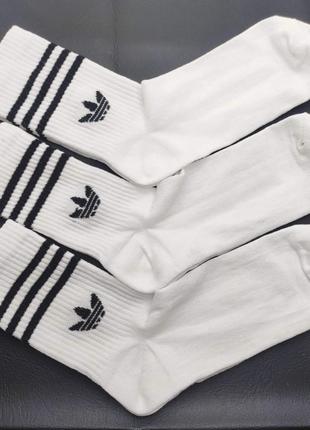 Шкарпетки Adidas білого кольору.