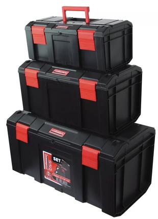 Набір ящиків для інструменту 3 в 1 R-BOX Haisser 90115