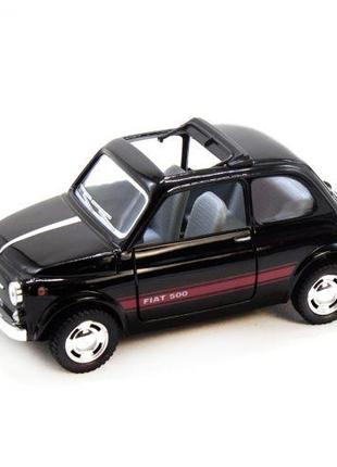 Машинка KINSMART "Fiat 500" (черная)