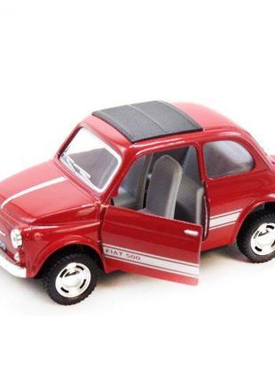 Машинка KINSMART Fiat 500 (красный)
