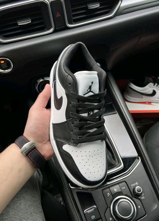 👟Кросівки Жіночі Nike Air Jordan 1 Low Black & White👟