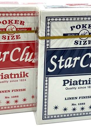 Покерные карты Piatnik Star Club Lino
