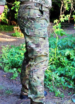 Тактичні штани мультикам ріп стоп, військова форма, літня форма