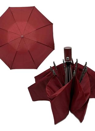 Зонт обратного сложения автомат Bellissimo бордовый #06263