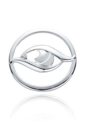 Брошь-значок BROCHE для офтальмолога Глаз серебристая BRGV112143