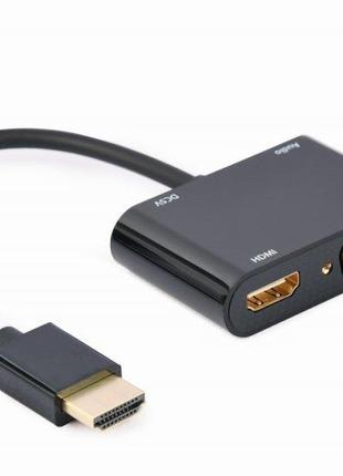 Адаптер-переходник HDMI на HDMI/VGA Cablexpert A-HDMIM-HDMIFVG...