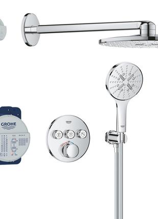 Душевая система скрытого монтажа с термостатом Grohe Grohtherm...