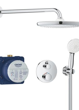 Душевая система скрытого монтажа с термостатом Grohe Grohtherm...