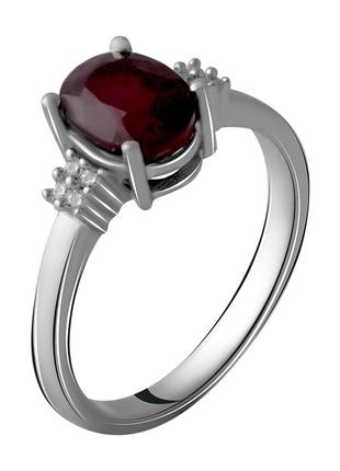 Серебряное кольцо SilverBreeze с натуральным рубином 2.003ct (...