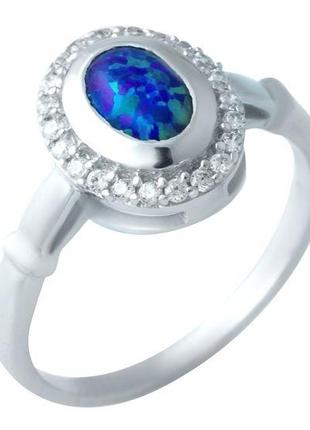 Серебряное кольцо SilverBreeze с опалом 1922682 17.5 размер