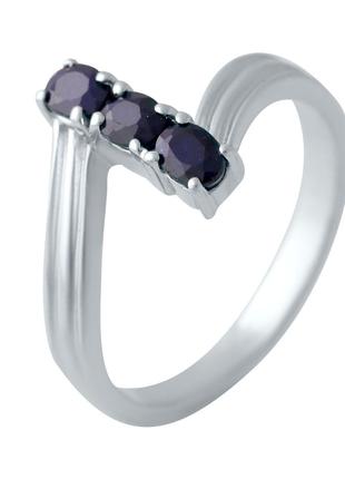 Серебряное кольцо SilverBreeze с натуральным сапфиром (2006152...