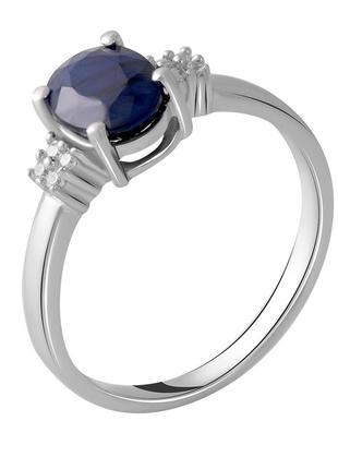 Серебряное кольцо SilverBreeze с натуральным сапфиром 1.708ct ...