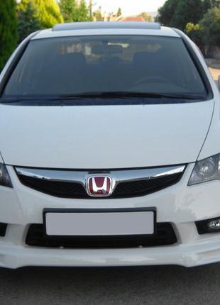 Накладка на передний бампер 2009-2011 (под покраску) для Honda...