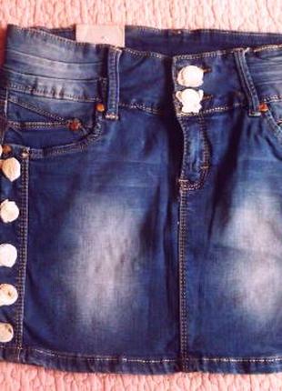 Нова джинсова спідниця для дівчини-підлітка RZ. 28 р. Лот 1144