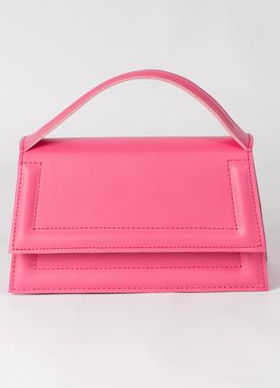 Жіноча сумка рожева сумка рожевий клатч кросбоді через плече сумо