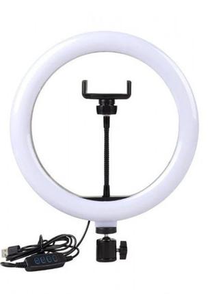 Кольцевая светодиодная LED лампа CXB-300 30 см с креплением дл...