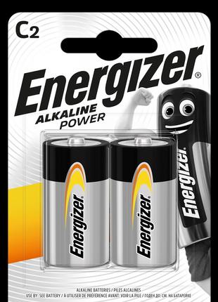 Батарейка ENERGIZER Alkaline Power C/LR14 (2шт)