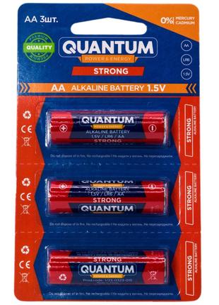 Батарейка Quantum STRONG Alkaline AA/LR6 (3шт)